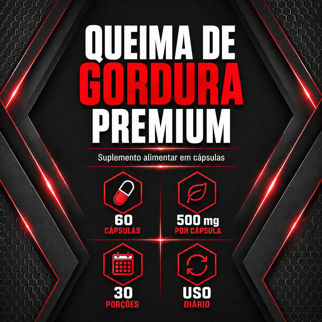 Termogênico Ultra Burn Lipo HD – Morosil® Original + Cafeína